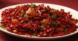 Chicken with chili pepper